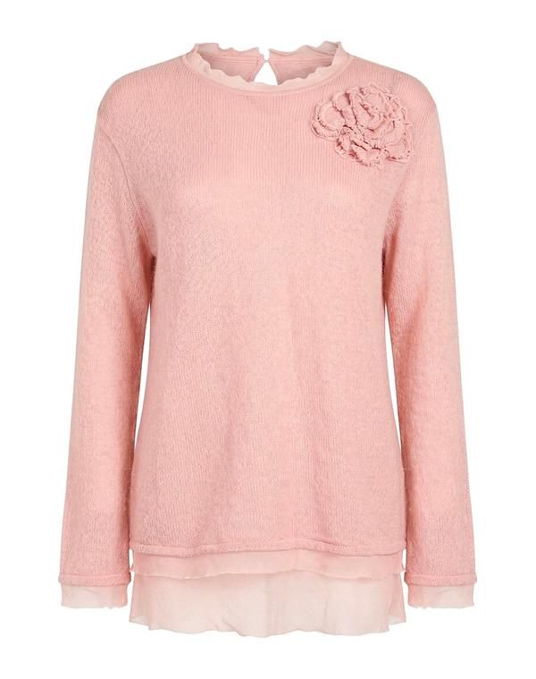エルマンノ シェルヴィーノ レディース トップス シャツ プルオーバー ERMANNO SCERVINO Antique Rose