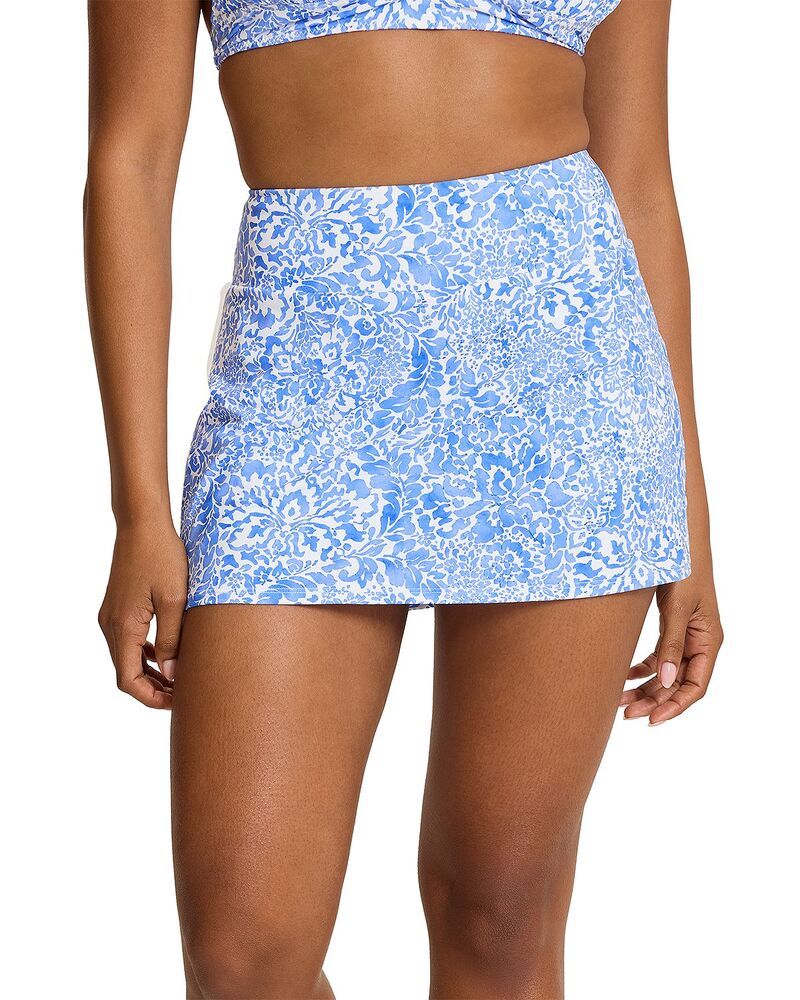 トッミーバハマ レディース ボトムスカート Tommy Bahama Paisley Daze Swim Skort Paradiso Blue ブルー