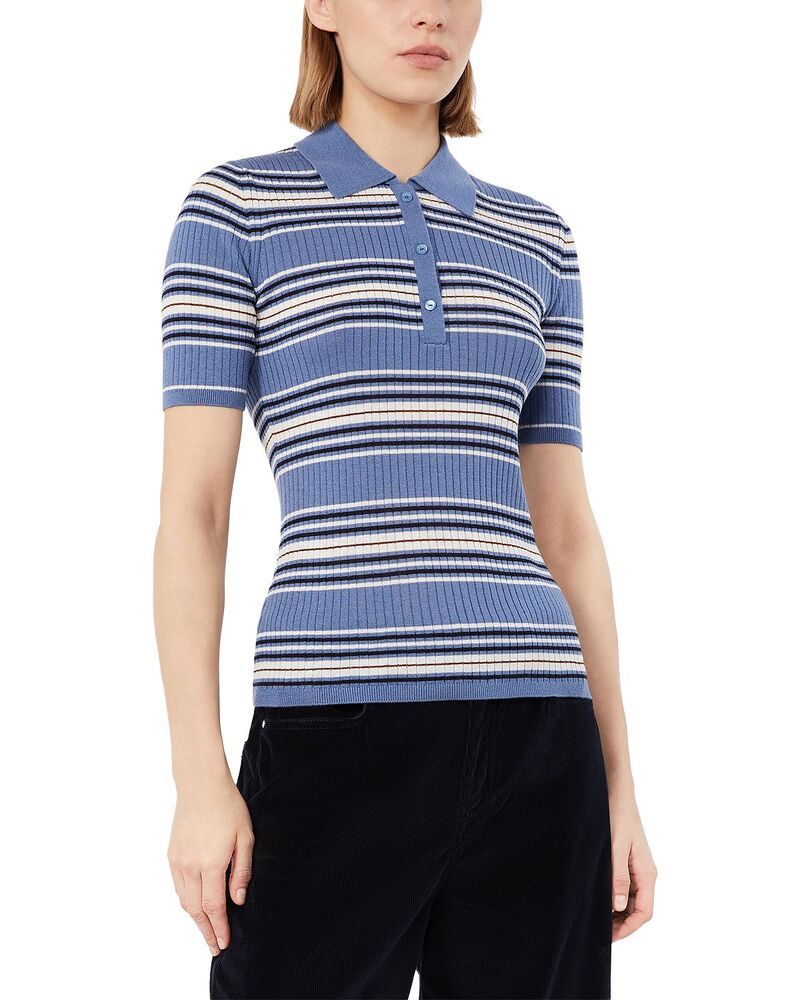 マックスマーラ レディース アウター ニット・セーター ポロシャツ トール ウール シルク Max Mara Studio Msttallero Silk and Wool Polo Sweater