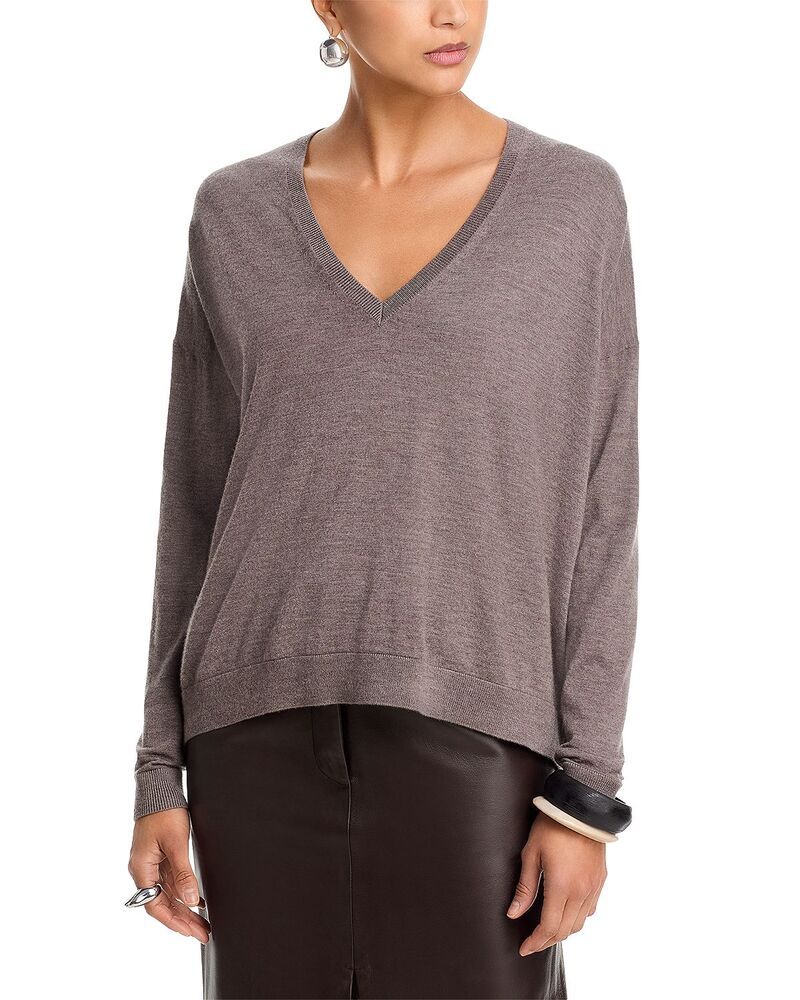 コー レディース アウター ニット・セーター Vネック CO V Neck Cashmere Sweater Hazelnut 86,240円
