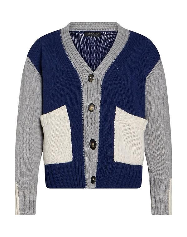 アラゴナ レディース アウター カーディガン ARAGO NAvy ネイビー