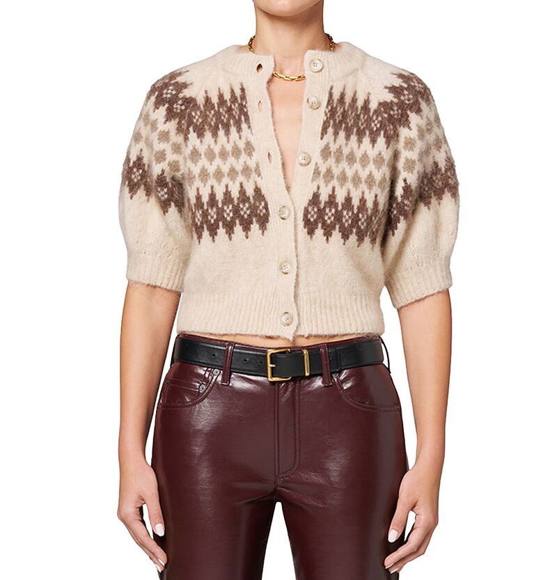シチズンズ オブ ヒューマニティ レディース アウター カーディガン セーター Citizens of Humanity Molly Puff Sleeve Cardigan Sweater Fair