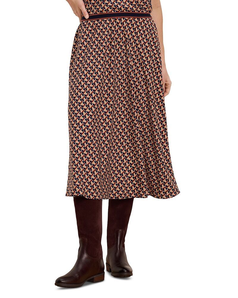 ニックプラスゾーイ レディース ボトムスカート ミディ NICZOE Transitiles Midi Skirt Red Multi レッド