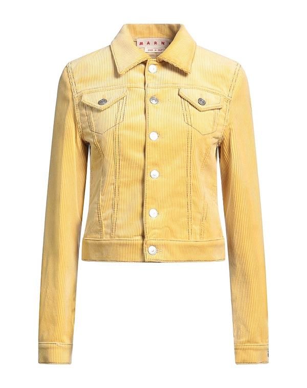 マルニ レディース アウター ジャケット・ブルゾン MARNI Pastel Yellow イエロー