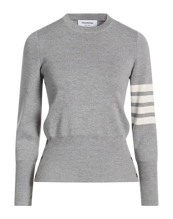 トムブラウン レディース トップス シャツ プルオーバー THOM BROWNE Light Gray グレー