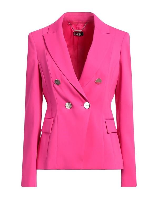 リュージョー レディース アウター ジャケット・ブルゾン テーラードジャケット LIU JO Fuchsia フューシャ