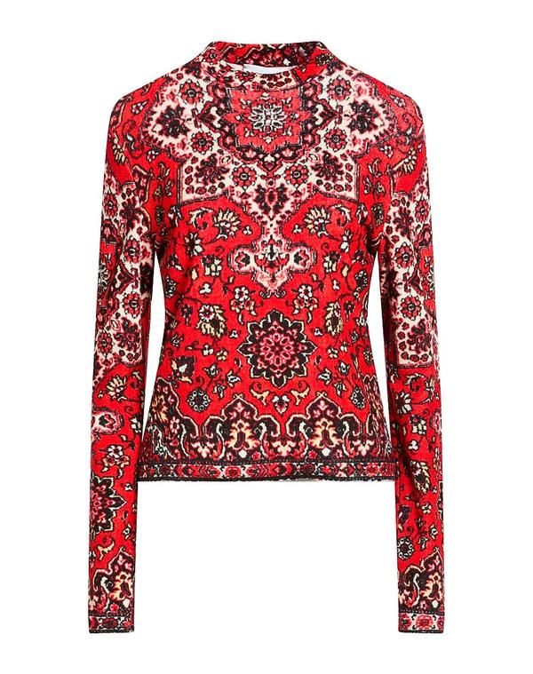 モスキーノ レディース トップス シャツ プルオーバー MOSCHINO Red レッド