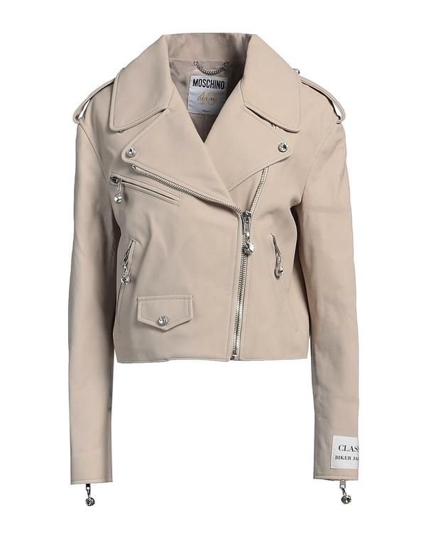 モスキーノ レディース アウター ジャケット・ブルゾン MOSCHINO Taupe トープ