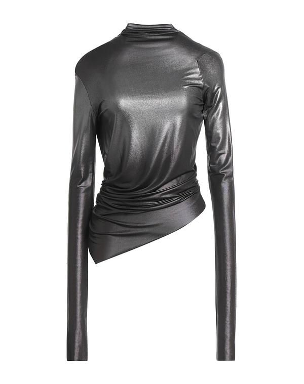 リックオウエンスリリーズ レディース トップス シャツ RICK OWENS LILIES Lead Gray グレー