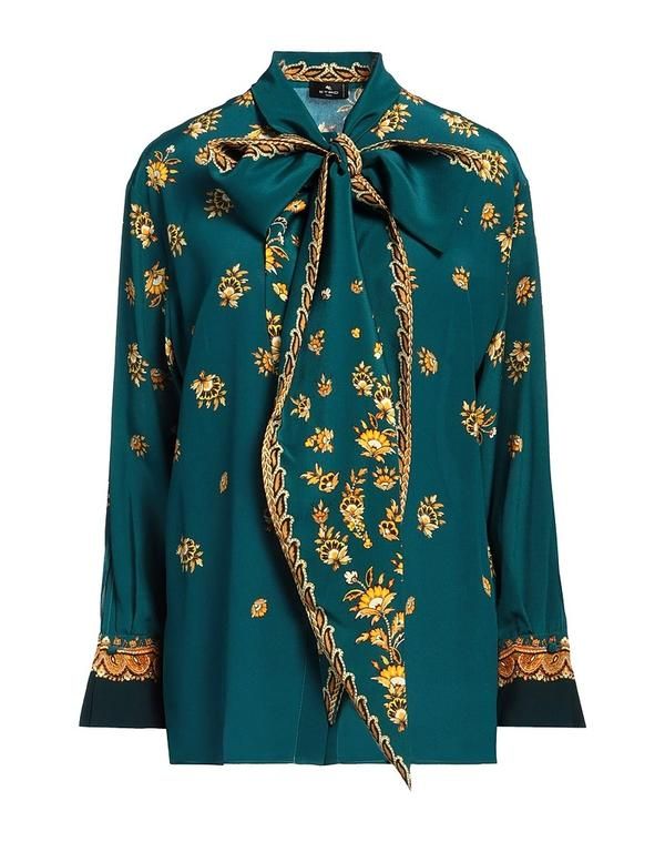 エトロ レディース トップス シャツ ETRO Deep Teal ティール 163,900円
