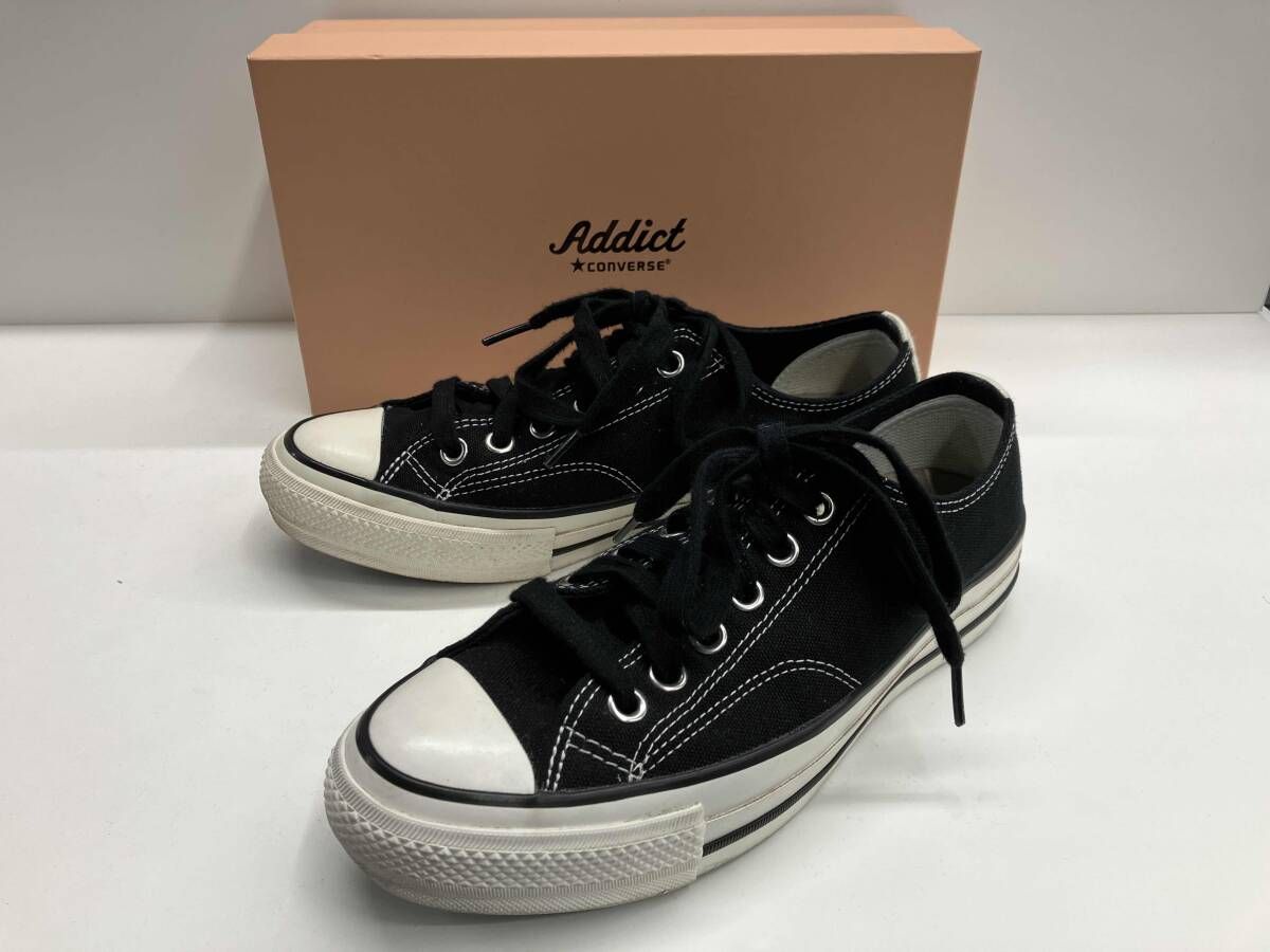 CONVERSE ADDICT 1AD989 CHUCK TAYLOR CANVAS OX BLACK コンバース アディクト チャックテイラー キャンバス 25cm スニーカー ブラック 13,013円