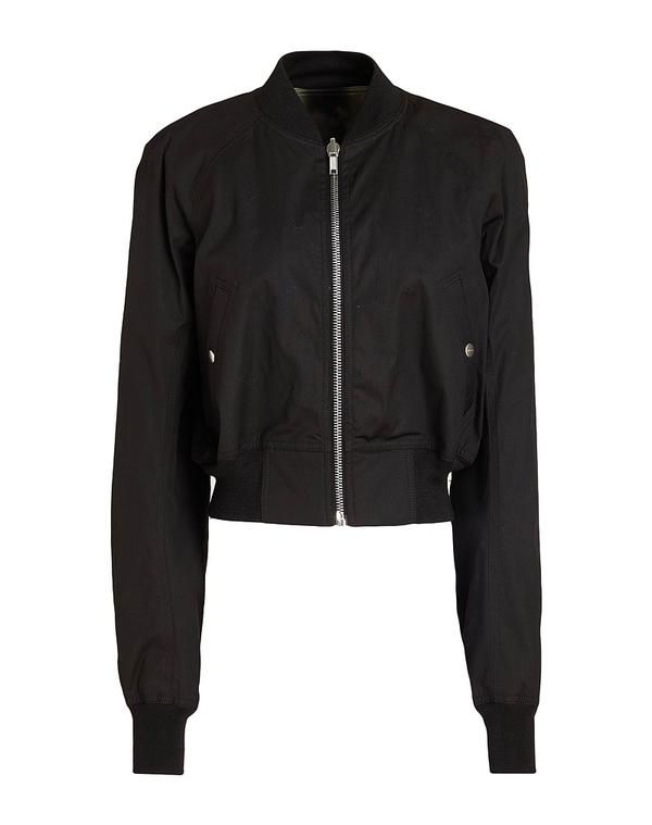 リックオウエンス レディース アウター ジャケット・ブルゾン ボンバージャケット RICK OWENS Black ブラック
