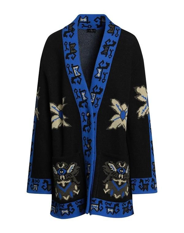 エトロ レディース アウター カーディガン ETRO Blue ブルー