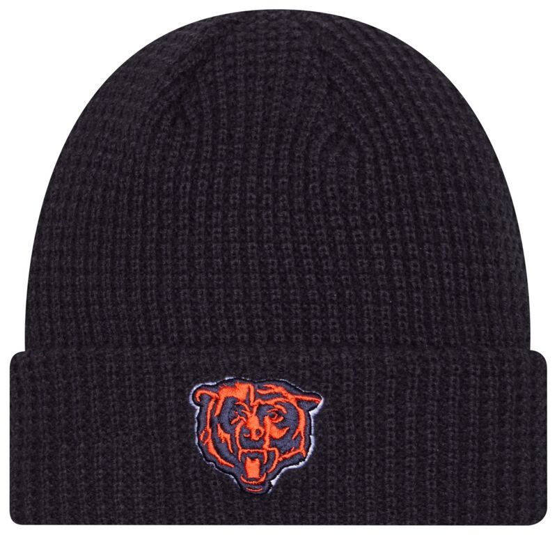 ニューエラ レディース アクセサリー 帽子 ニット New Eradult Chicago Bears Navy Waffle Knit Beanie NoColor ネイビー