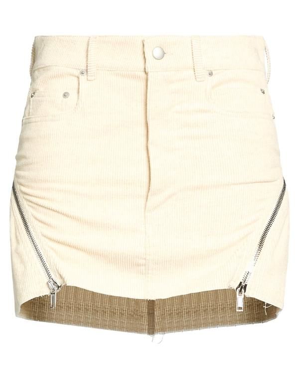 リックオウエンス レディース ボトムスカート RICK OWENS Ivory アイボリー