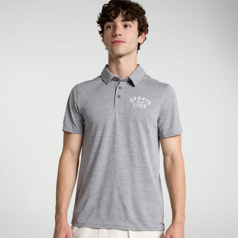 DSG メンズ トップス ポロシャツ ロゴ DSG DICKS Heritage Shop Sports Changes Lives Logo Movement Polo Grey グレー