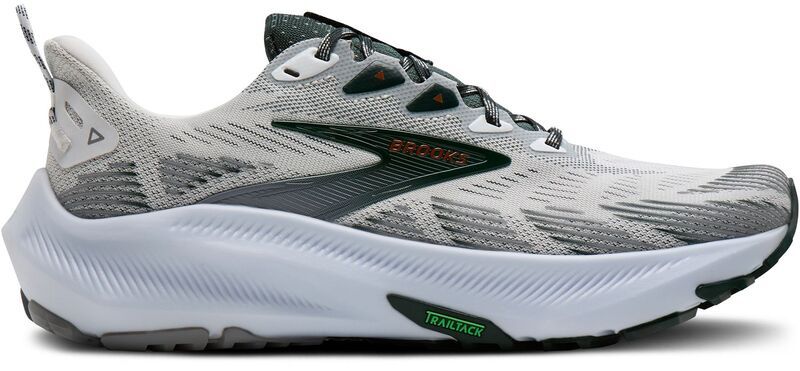 ブルックス メンズ シューズ スニーカー Brooks Mens Ghostrail Running Shoes WhiteGreyGreen ホワイト