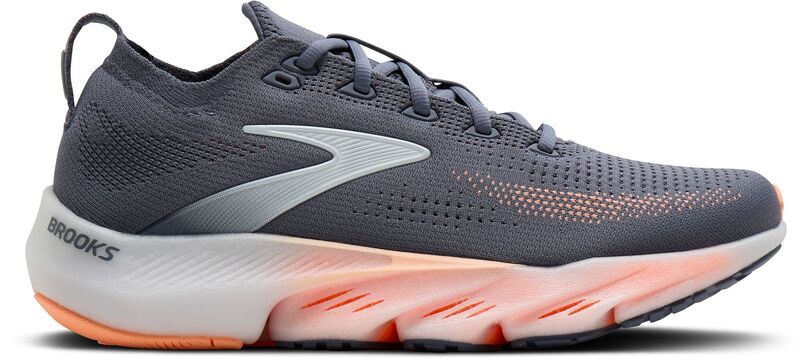 ブルックス レディース シューズ スニーカー Brooks Womens Glycerin Flex Running Shoes GreyPeachOrange グレー