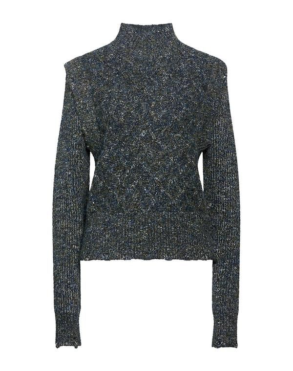 ピンコ レディース アウター ニット・セータートルネック PINKO Bright Blue ブルー