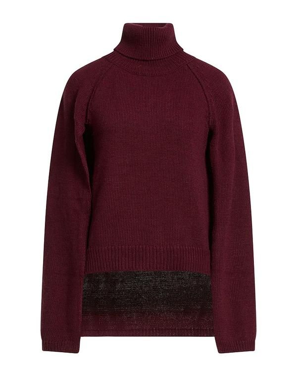 カオス レディース アウター ニット・セータートルネック KAOS Bordeaux