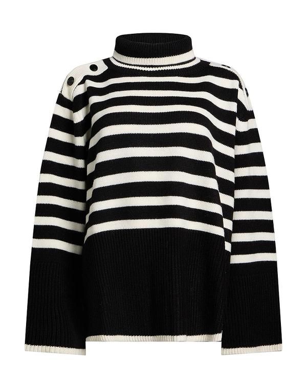 レリッシュ レディース アウター ニット・セータートルネック RELISH Black ブラック