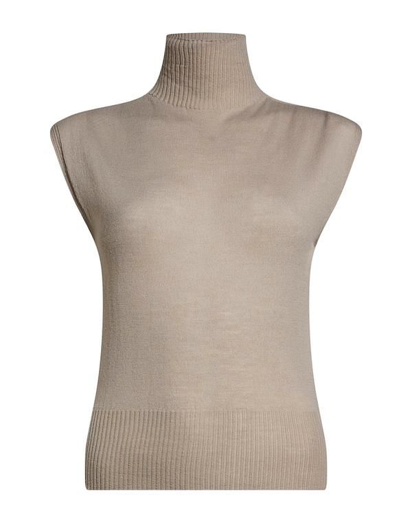 リックオウエンス レディース トップス シャツ ニットベスト RICK OWENS Light Gray グレー