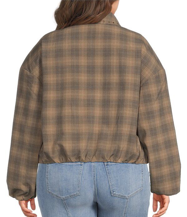 リヴァプール ロサンゼルス レディース アウター ジャケット・ブルゾン プラスサイズ Liverpoolos Angeles Plusize Ombre Plaid Point Collar Long 29,120円