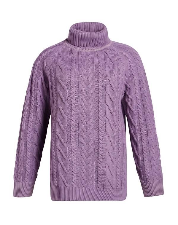 ムーレー レディース アウター ニット・セータートルネック MOORER Lilac ライラック
