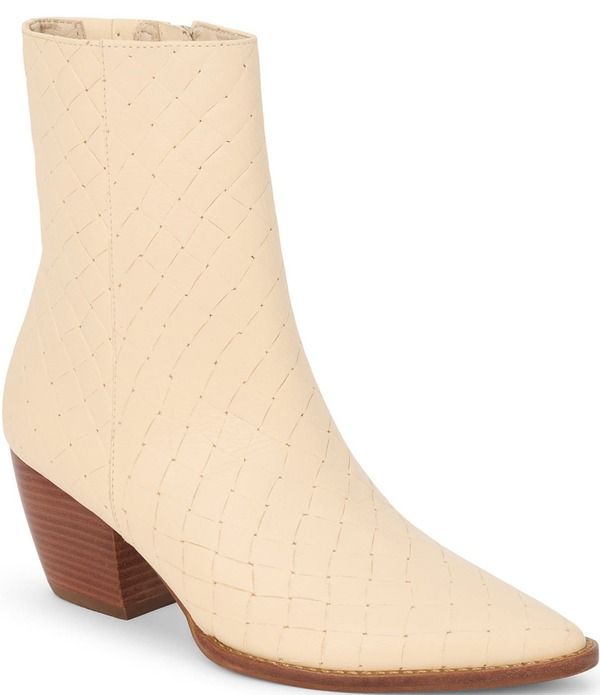 マチス レディース シューズ ブーツ・レインブーツ レザー Matisse Caty Woven Leather Western Booties Cream クリーム 44,070円