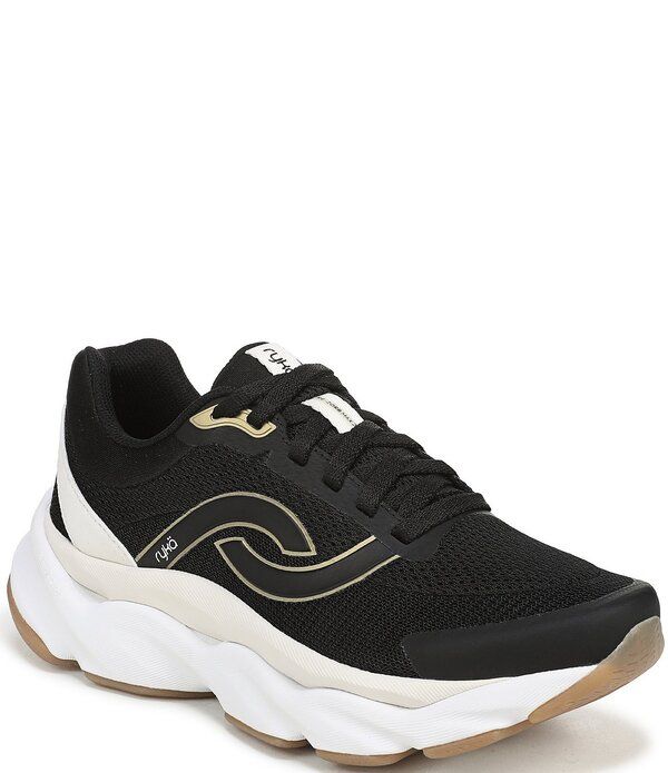 ライカ レディース シューズ スニーカー メッシュ Ryka Womens Rezorb Max 2 Mesh Walking Sneakers Black ブラック