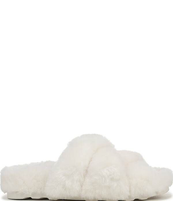 バイオニック レディース シューズ サンダル Vionic Peppa Faux Fur Slippers Dark Grey グレー