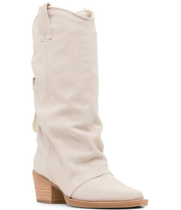 スティーブ マデン レディース シューズ ブーツ・レインブーツ スエード Steve Madden Aldora Suede Cuffed Suede Backstrap Western Boots