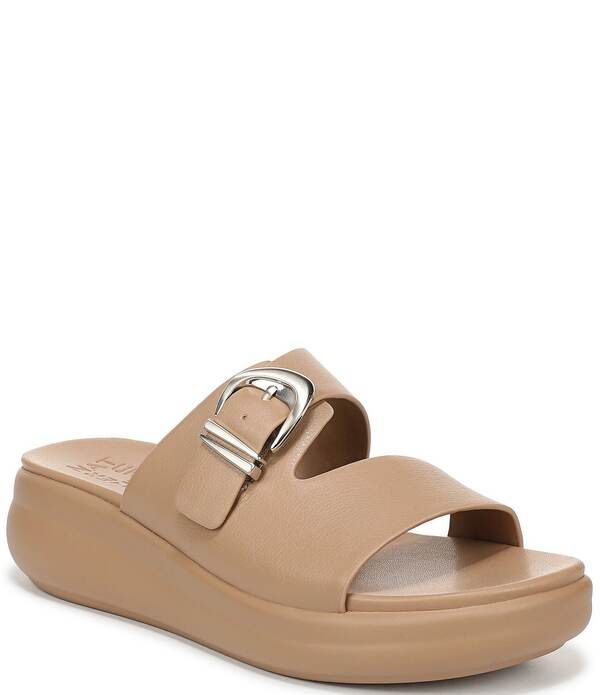 ナチュライザー レディース シューズ サンダル プラットフォーム Naturalizer Calista Tumbled Platform Slide Sandals Birchwood