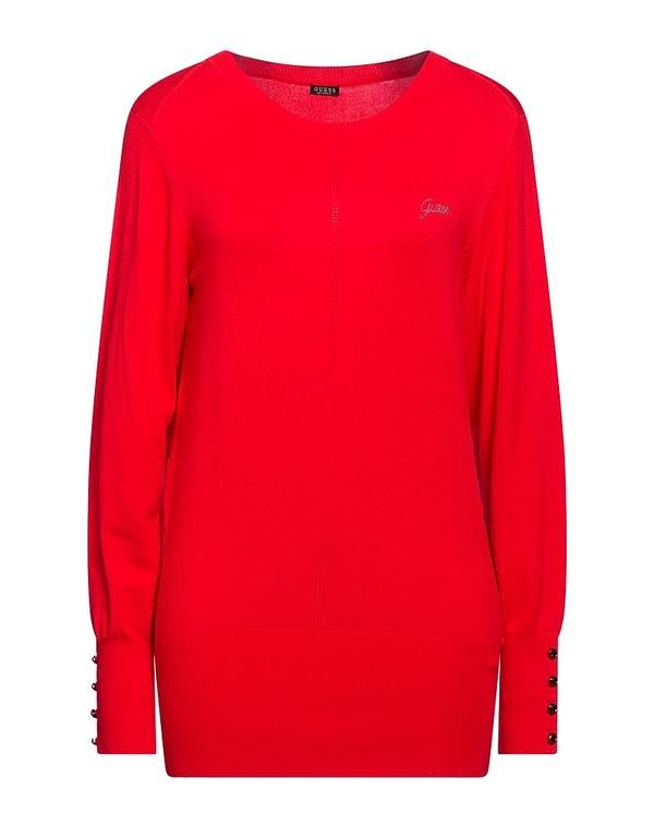 ゲス レディース トップス シャツ プルオーバー GUESS Red レッド