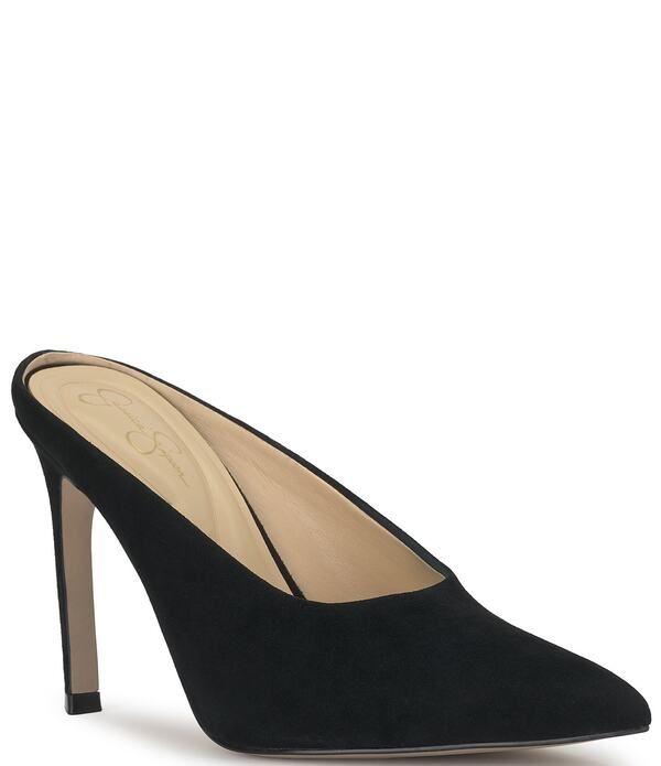 ジェシカシンプソン レディース シューズ サンダル スエード Jessica Simpson Wilix Suede Stiletto Mules Black ブラック 21,520円