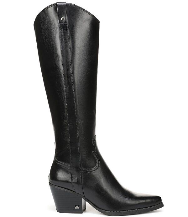 サムエデルマン レディース シューズ ブーツ・レインブーツ トール レザー Sam Edelman Wyatt Leather Pointoe Tall Western Boots Modern Iv