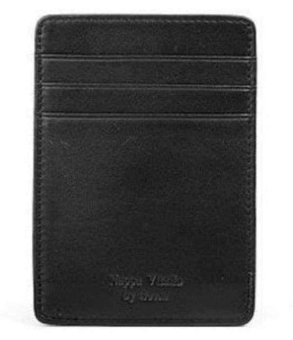 ボスカ メンズ アクセサリー 財布 Bosca Deluxe FrontPocket with Clip Wallet Black ブラック