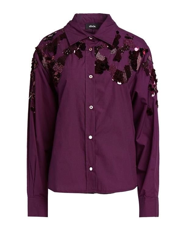 ディキシー レディース トップス シャツ DIXIE Dark Purple パープル