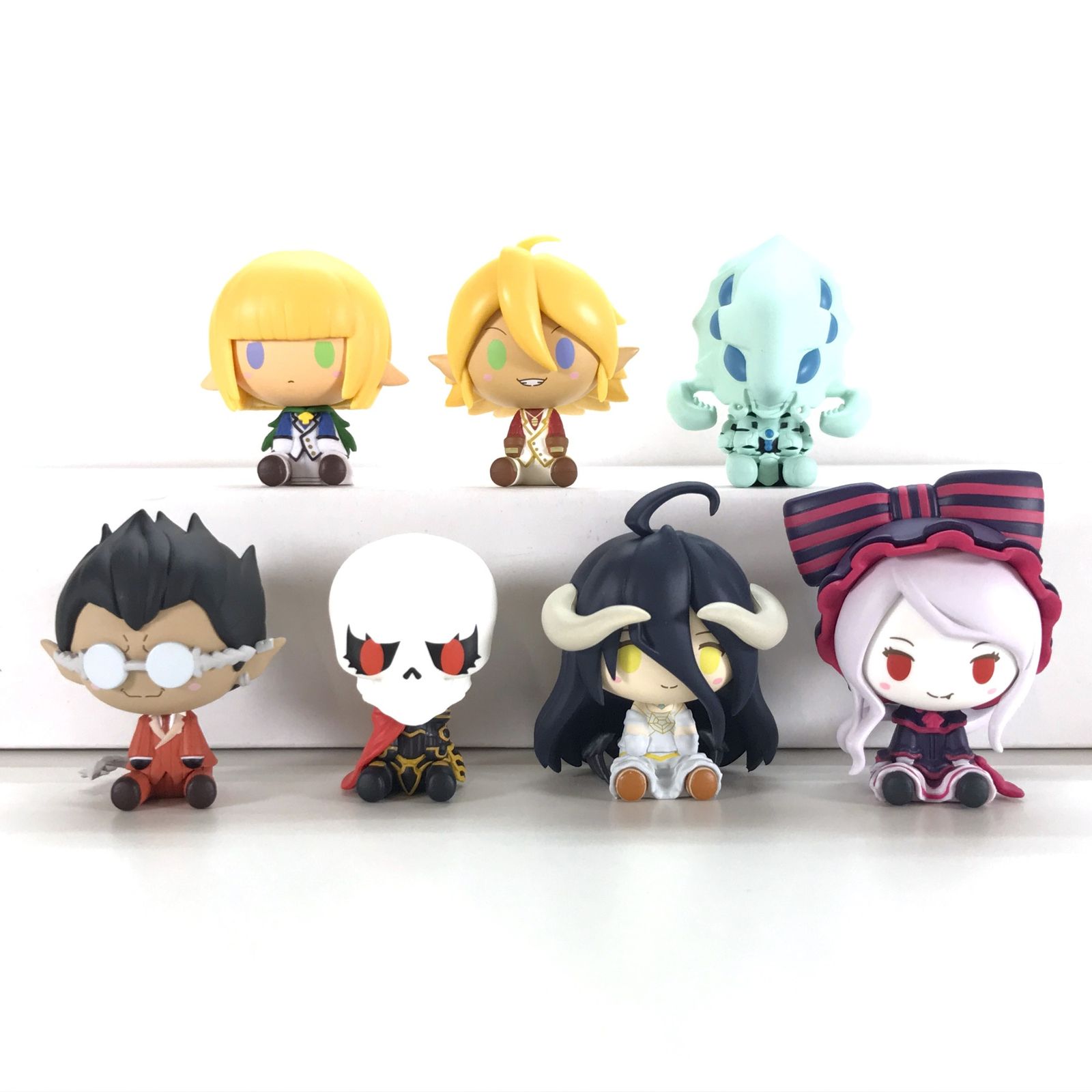 ●BANDAI SPIRITS フィギュア 全7種セット ちょこのっこフィギュア 「一番くじ オーバーロード」 D賞 開封品