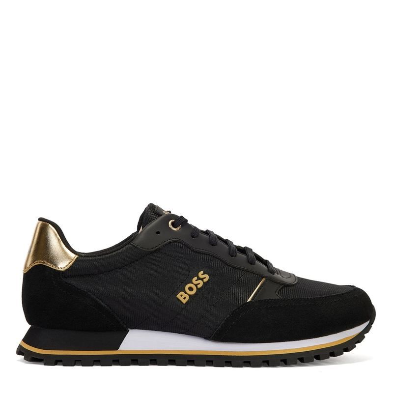 ボス メンズ シューズ スニーカー Boss Parkour Running Trainers BlackGold 007 ブラック