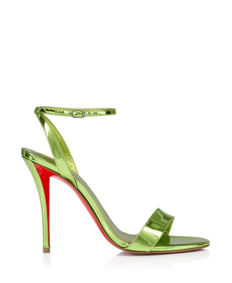 クリスチャン・ルブタン レディース シューズ サンダル Christian Louboutin Womens Miss Z Sandal 100mm Strappy Sandals Kiwi