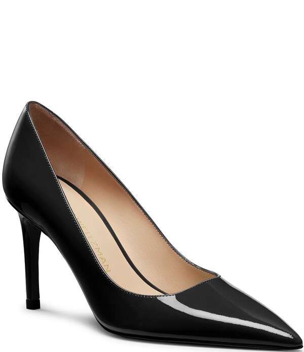 スチュアート ワイツマン レディース シューズ ヒール レザー Stuart Weitzman Stuart Power 85 Patent Leather Pointed Toe Stiletto