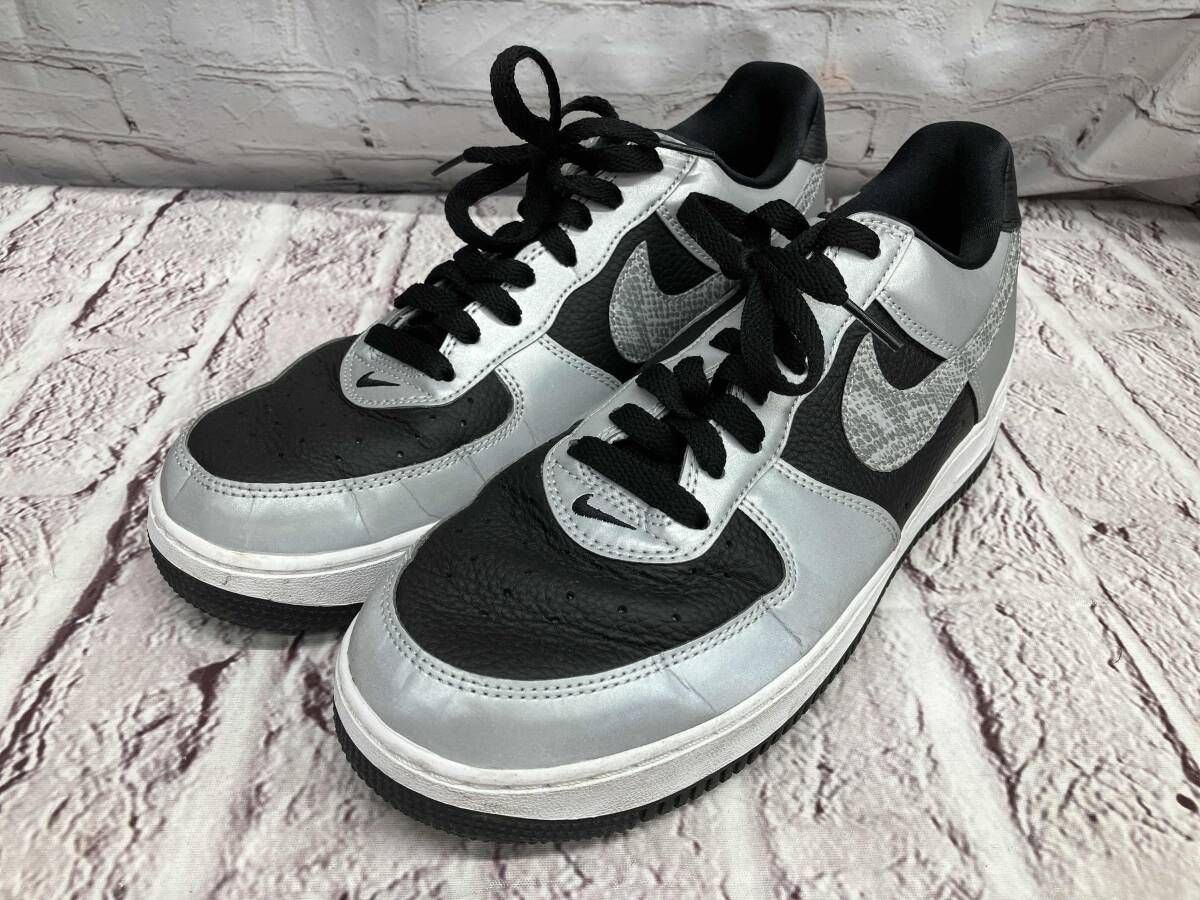 NIKE ﾅｲｷ ｽﾆｰｶｰ AIR FORCE 1 B DJ6033-001 ﾒﾀﾘｯｸｼﾙﾊﾞｰ・ﾌﾞﾗｯｸ