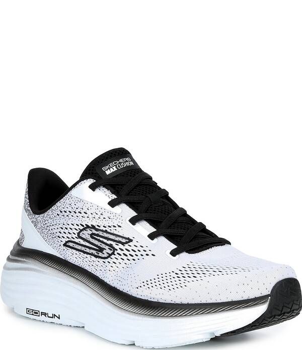 スケッチャーズ メンズ シューズ スニーカー Skechers Mens Max Cushioning Endeavour Kauska Machine Washable Sneakers White