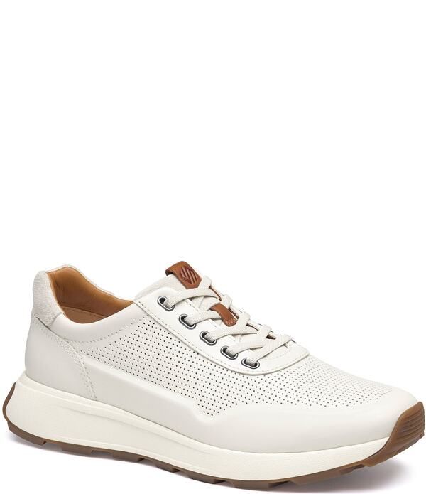 ジョンストンアンドマーフィー メンズ シューズ スニーカー Johnston Murphy Mens Douglas Jogger Sneakers White ホワイト