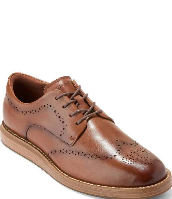 コールハーン メンズ シューズ ウィングチップ オックスフォード Cole Haan Mens Grand Neoclassic FlexCraft Wingtip Oxford British Ta