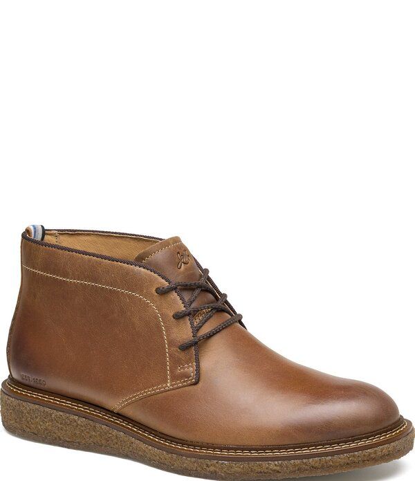 ジョンストンアンドマーフィー メンズ シューズ ブーツ・レインブーツ レザー Johnston Murphy Mens Clint Leather Chukka Boots Brown ブラウン 40,820円