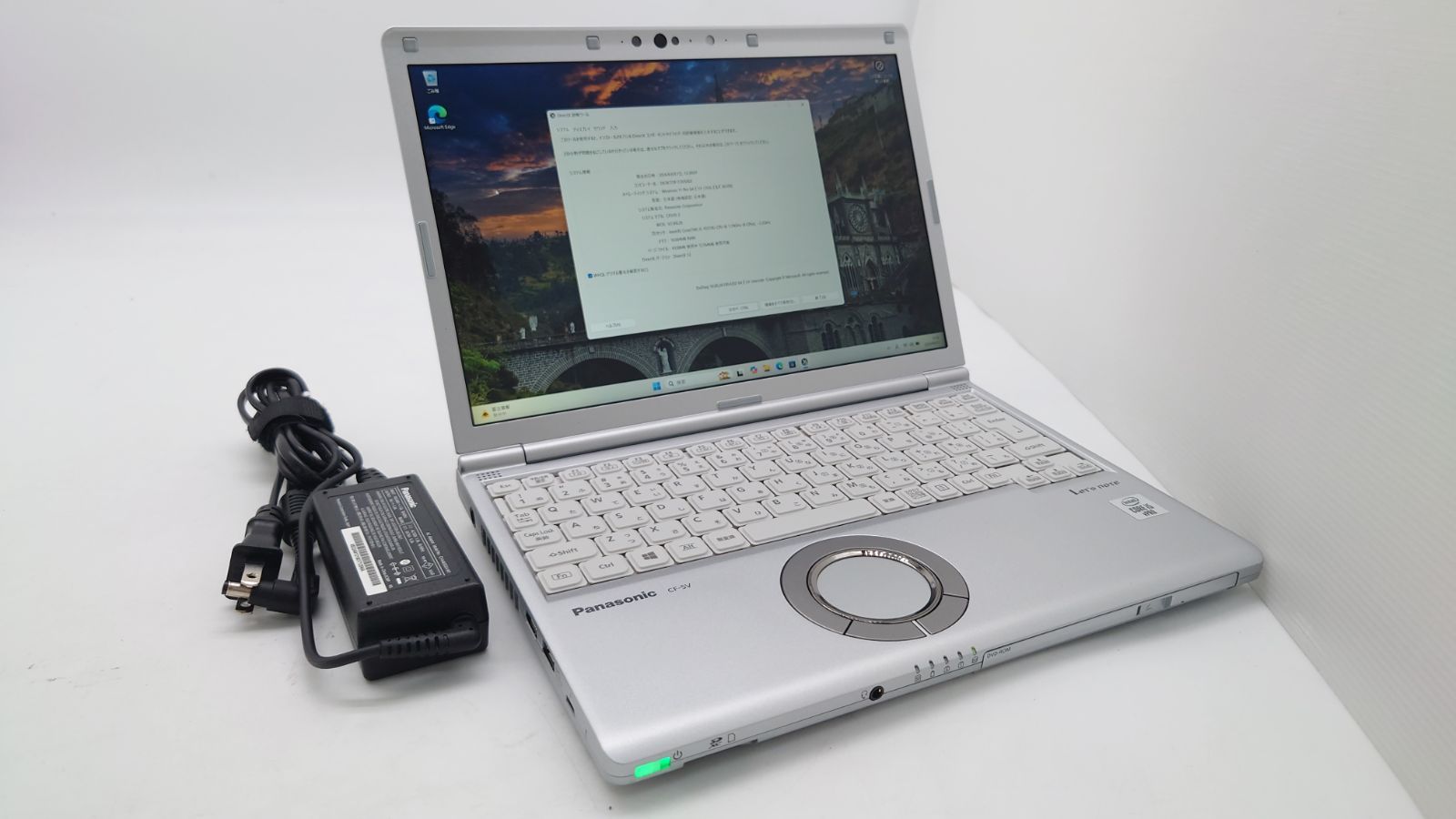 【美品・バッテリー良好】Panasonic Let's note SV9 CF-SV9R27VS 12.1型 Core i5-10310U 1.7GHz メモリ16GB ストレージSSD256GB windows11 動作品