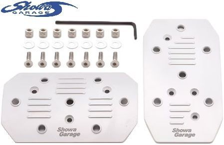 【M's】 JC74W ジムニーノマド 1型 (2025.4-) Showa GARAGE SGR アルミペダル AT用 2点セット (マットシルバー) 社外 内装 パーツ 部品 ショウワガレージ 74ノマド JC74 i02018 (要在庫確認)