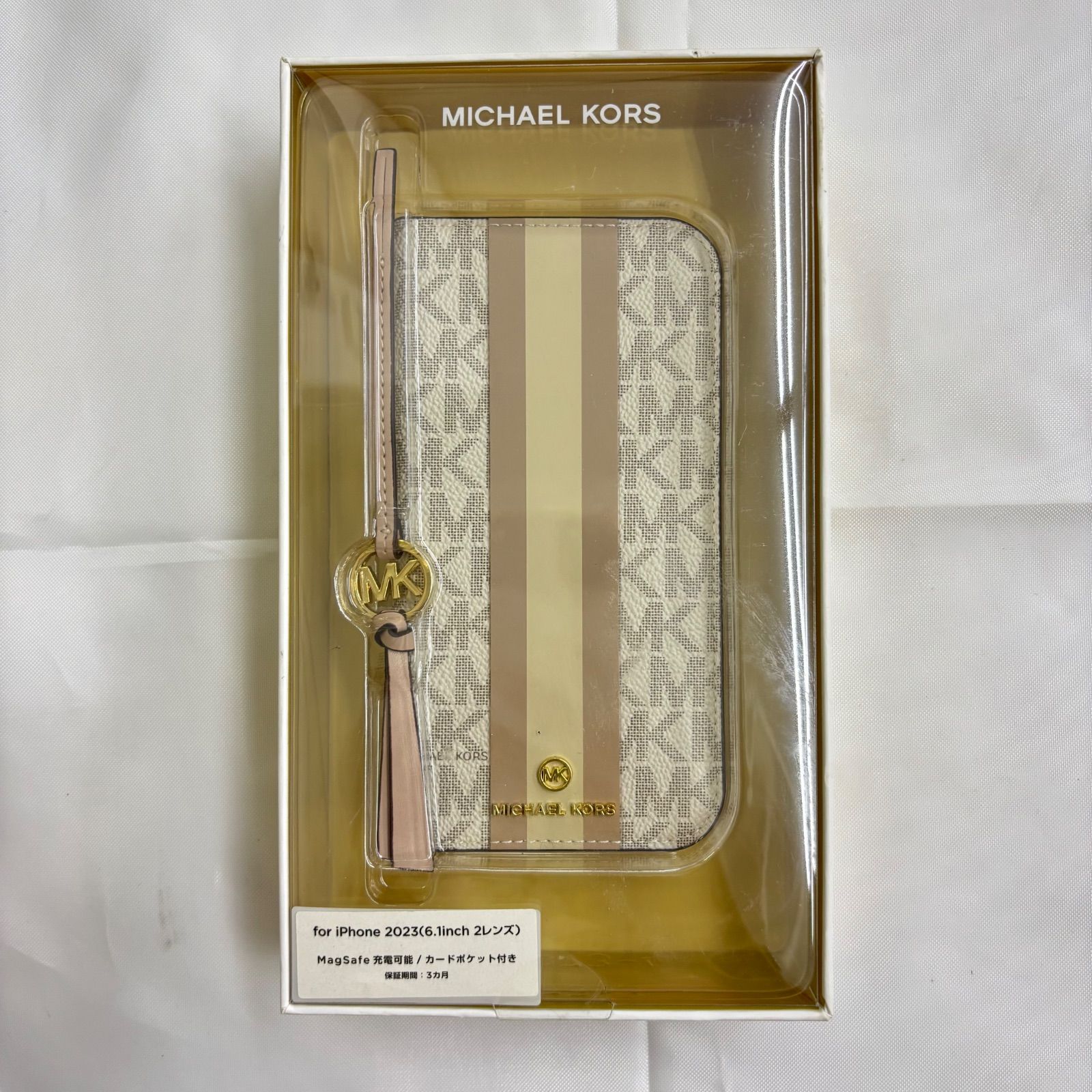 [Brand New Unused] MICHAEL KORS/Michael Kors iPhone 15 Book Type Case R23C031W